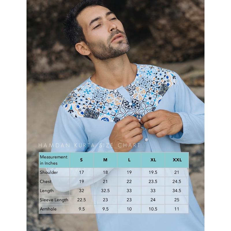 Product Introduction of Hamdan Kurta Menswear | Black Batik 0