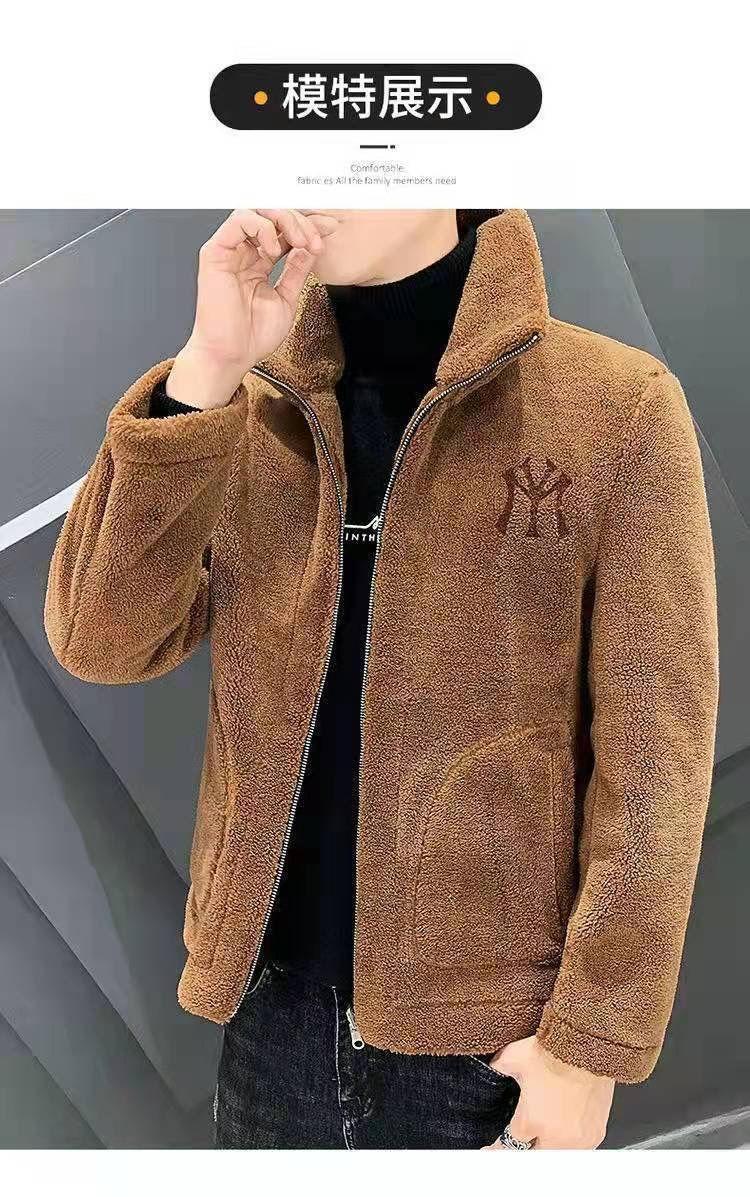 Product Introduction of Áo Khoác Lông Cừu Berber Cho Nam, Quần Áo Dày Lót Lông Cừu Hợp Thời Trang, Áo Khoác Cotton, Mùa Thu Và Mùa Đông, Mới， Menswear， Jacket 13
