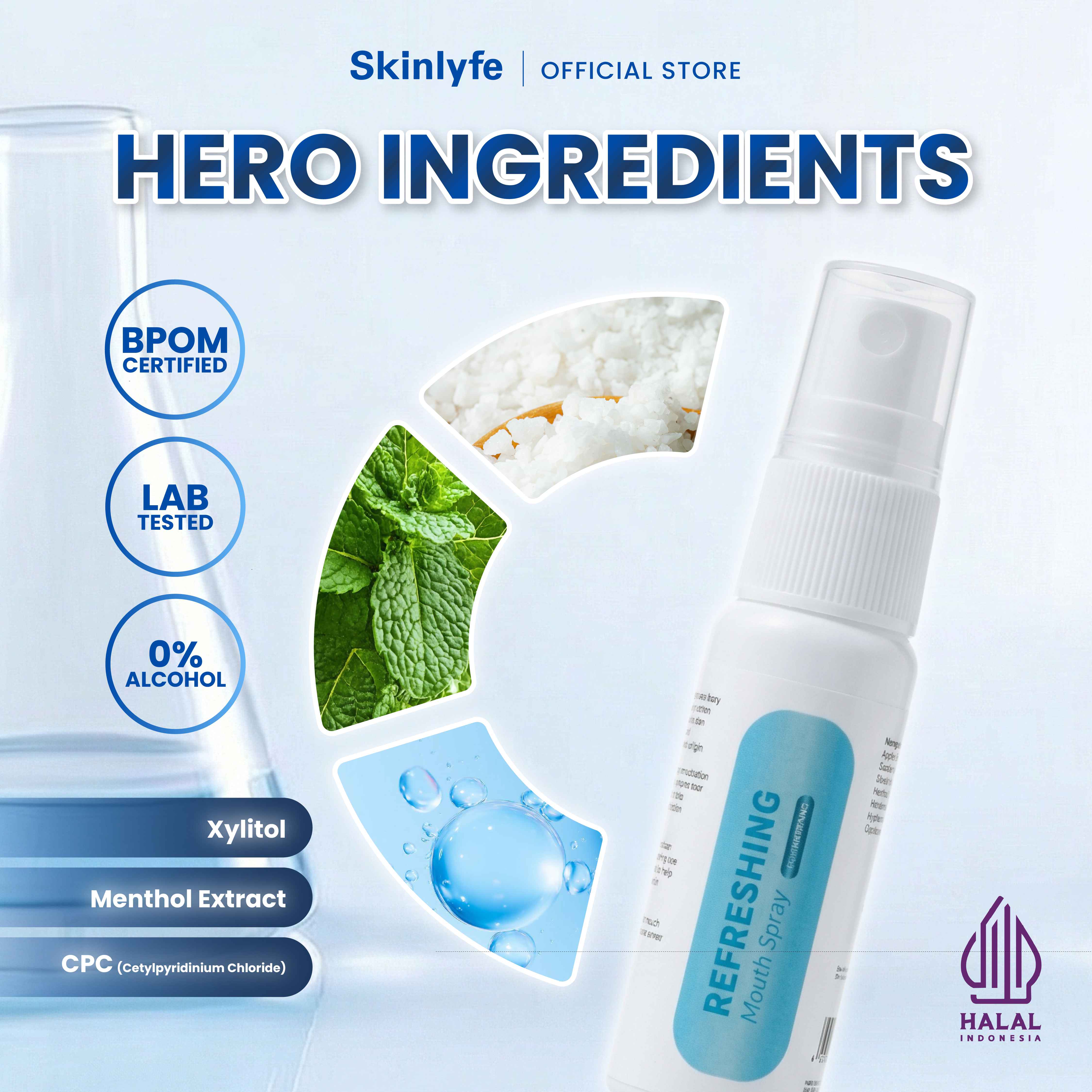 Skinlyfe Pengharum Mulut Pewangi Mulut Semprotan Mulut Untuk Bau Nafas Mulut Wangi Mouthwash Total Care Gusi Menthol Penyegar Kumur Skinlyfe Pengharum Mulut Pewangi Mulut Semprotan Mulut Untuk Bau Nafas Mulut Wangi Mouthwash Total Care Gusi Menthol Penyegar Kumur