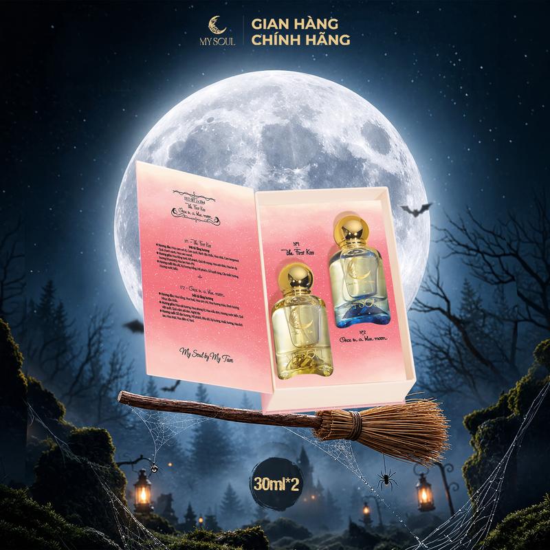 Nước Hoa My Soul của Mỹ Tâm - Phiên Bản mới Combo 30ml No.01 The First Kiss & No.02 Once In A Blue Moon