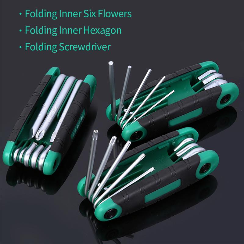 8 in1 Folding Allen Wrench Set Metric Allen Key Set Tool Or Folding ...