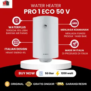 Ariston Water Heater Pro 1 Eco 50 (50 Liter Vertikal)