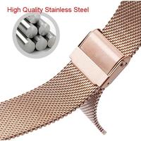 Gambar WISELION Universal Replacement Strap Mesh Chain Rantai Steinless Steel Polos Ukuran 18MM - Rose Gold 18 MM dari Wiselion Indonesia Kota Administrasi Jakarta Utara 5 Tokopedia
