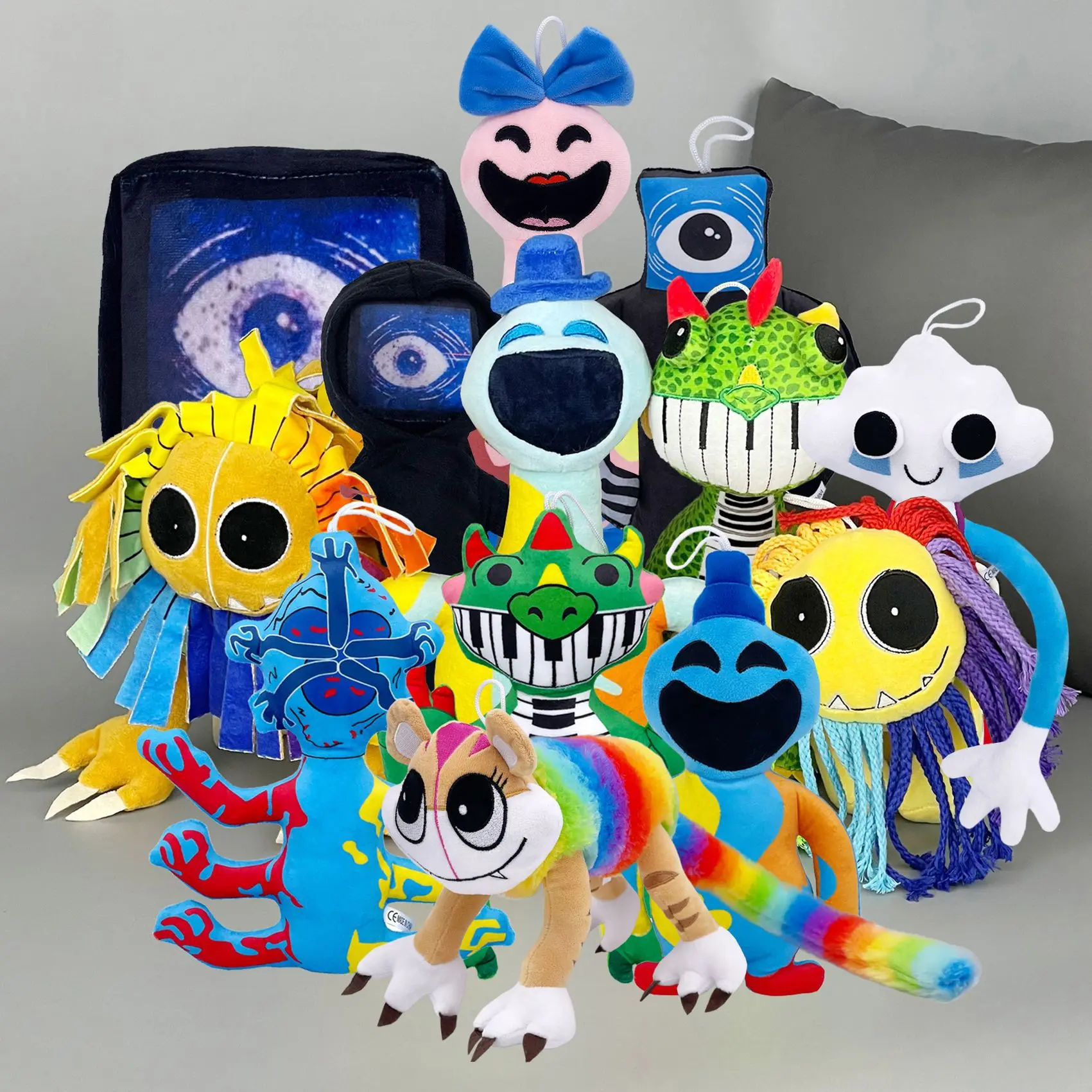 Doey Plush Poppy Playtime Chapter 4 Pianosaurus Yarnaby Stuffed Toys 3D Printing Toy Doey Simon Smoke Decorative Model