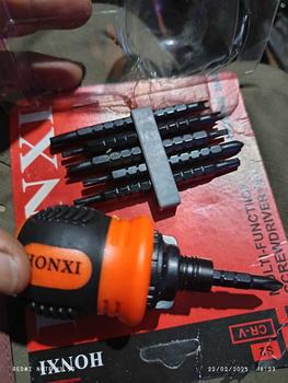 Product Review of Obeng Cebol CRV Set 13in1 Obeng Cebol BB buntek karet Dua Arah bolak balik cebol mini Multifungsi from M**o 1