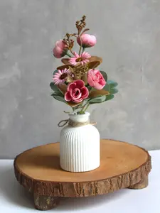 Bijinasi Set Vas dan Bunga / Bunga Cantik / Bouquet Bunga / Set Vas dan Bunga Minimalis / Bunga Artificisl / Bunga Peony / Bunga Aeshtetic / Bunga Ruang Tamu / Bunga Meja / Bunga Meja kantor / Bunga Rustic