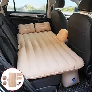 BISA COD , MATRAS MOBIL BAHAN BLUDRU KASUR ANGIN MOBIL DENGAN POMPA BANTAL PORTABLE PENYANGGA TERPISAH - BISA COD Tidur Camping