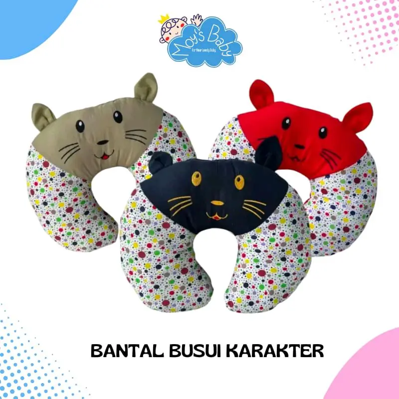 Bantal Ibu Menyusui Jumbo Karakter Lucu Empuk   moysbaby
