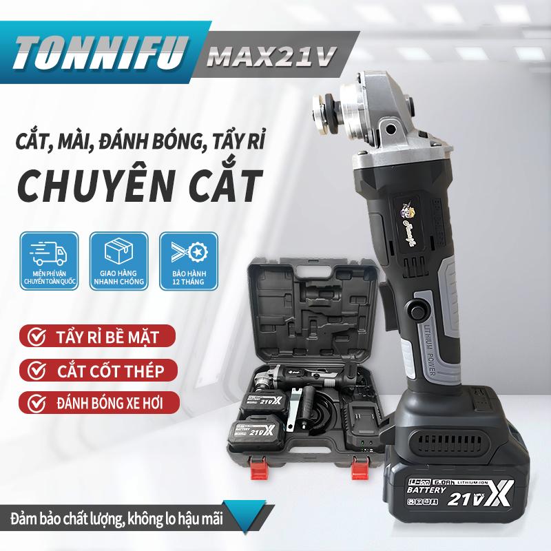 (DR) Máy mài pin cầm tay Tonnifu, Máy cắt Không Chổi Than, Chân Pin Phổ Thông, Dây Đồng máy mài góc chuyên nghiệp máy  mài máy  mài may  cat máy  cắt