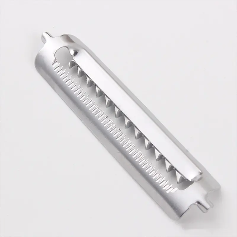 3 Chiếc Lưỡi Gọt Đôi / Đơn Thay Thế Mài 5.6 * 1.2Cm Bằng Thép Không Gỉ Cho Rau Măng Tây Dưa Đồ Dùng Nhà Bếp 7