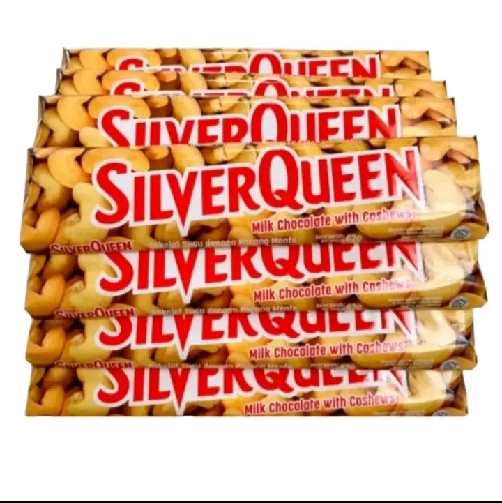 SILVERQUEEN 58 GR 1 PACK VARIANT CASHEW UKURAN BESAR ISI 10 PCS