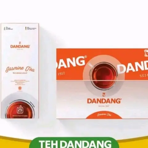 Teh Celup Jasmine Tea Teh Dandang Box Isi 25 Pcs - Green Tea - Gula Bunga Manis