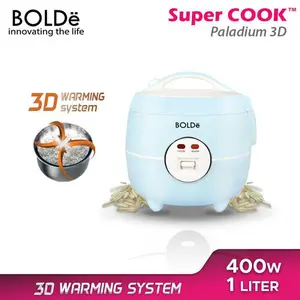 Belanja Seruspin Bolde Super Cook 3D Palladium Eco 1 Liter Rice Cooker 3 In 1