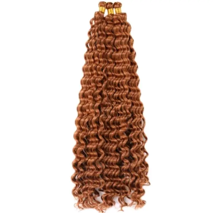 Hair Extension Water Wave Rambut Sambung Keriting Rambut Sulam Rambut Anyam Rambut Sambung Curly Hair Extension Waterwave Various Hair Accessories Black 2