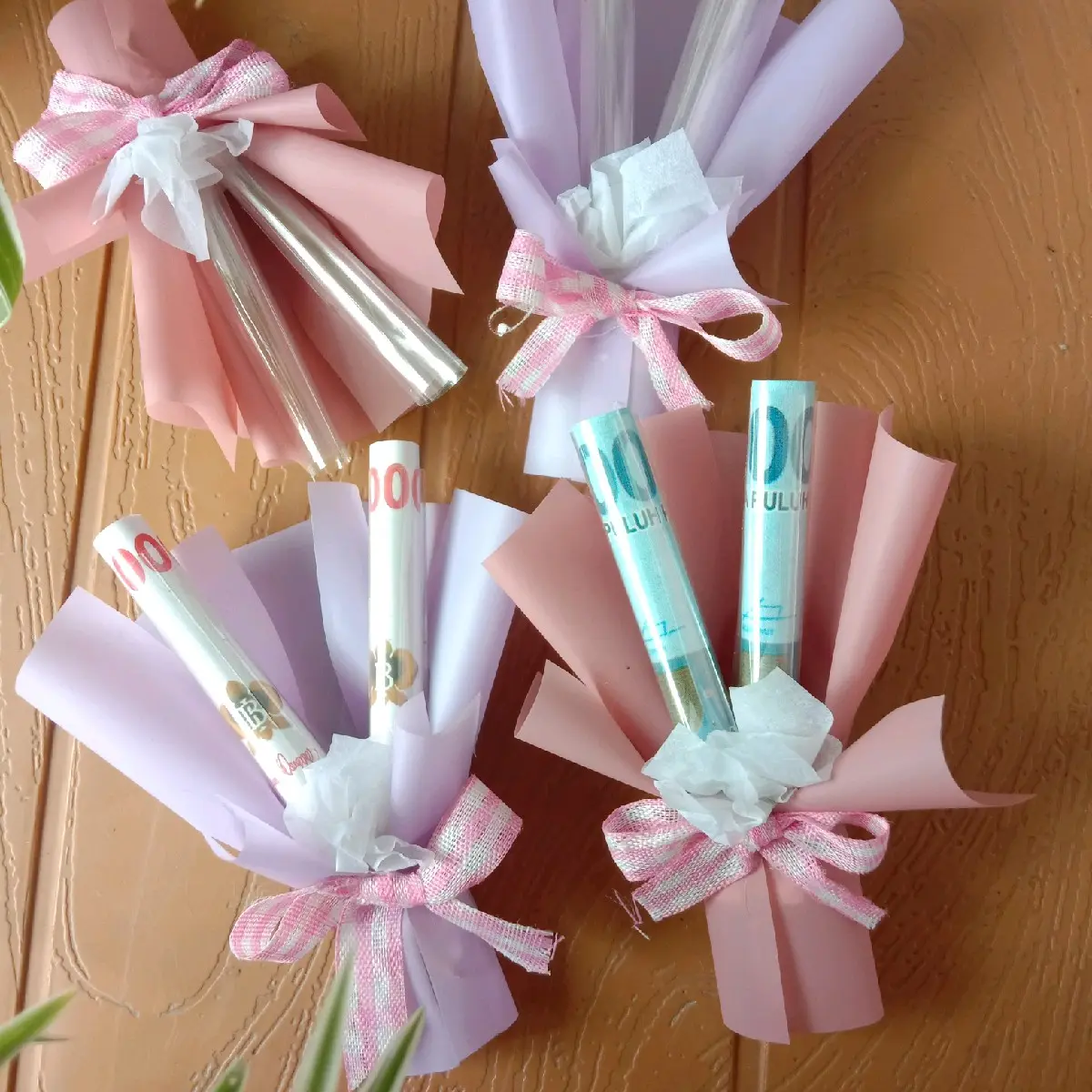 Buket THR/buket mini lebaran/buket angpau Dekorasi