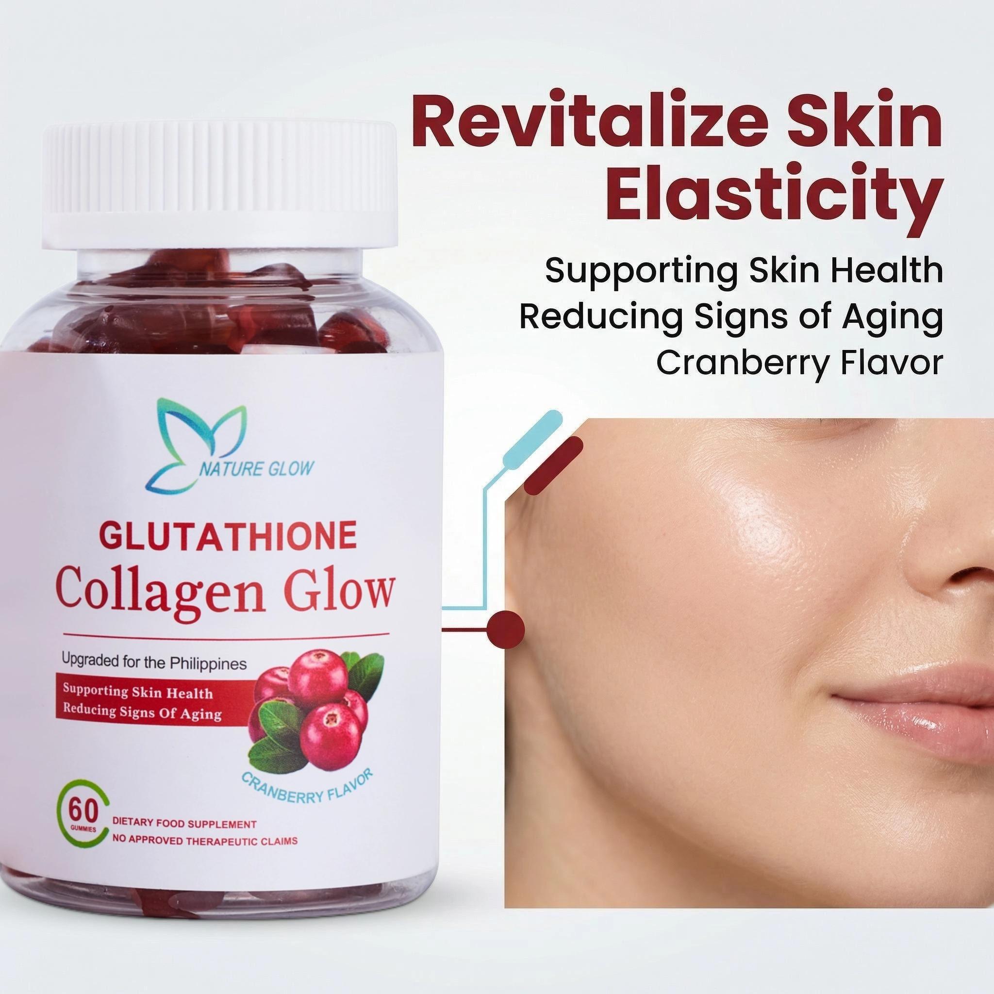OfficialFDA ApprovedNature Glow 60PC glutathione collagen gummies cranberry flavor - TikTok Shop Philippines OfficialFDA ApprovedNature Glow 60PC glutathione collagen gummies cranberry flavor - TikTok Shop Philippines