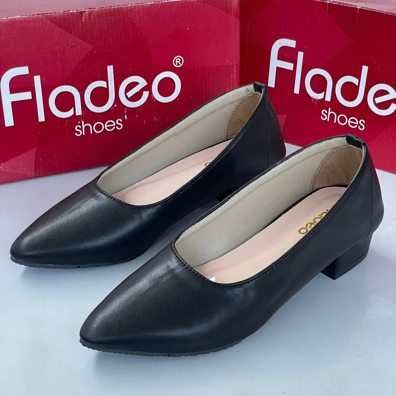 Sepatu Kerja Wanita Fladeo dengan Heels 3 cm - Shoes sandal wedges L01 flat shoes hak butteronscarves Mules 0