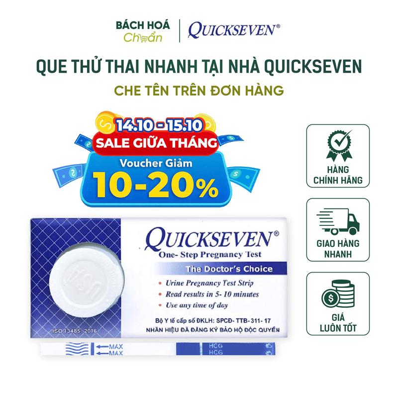 Quickseven Que Thử Thai Nhanh Tại Nhà Quickseven Che Tên Trên Đơn Hàng - Tanaphar