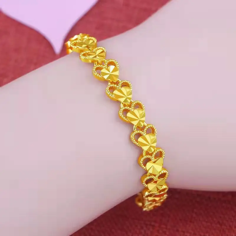 Vòng Tay May Mắn, Thật, Dành Cho Nữ, Đa Năng, Thiết Kế Tình Yêu, Vòng Tay Wangfu May Mắn, Thích Hợp Cho Các Cặp Đôi, Quà Sinh Nhật 2