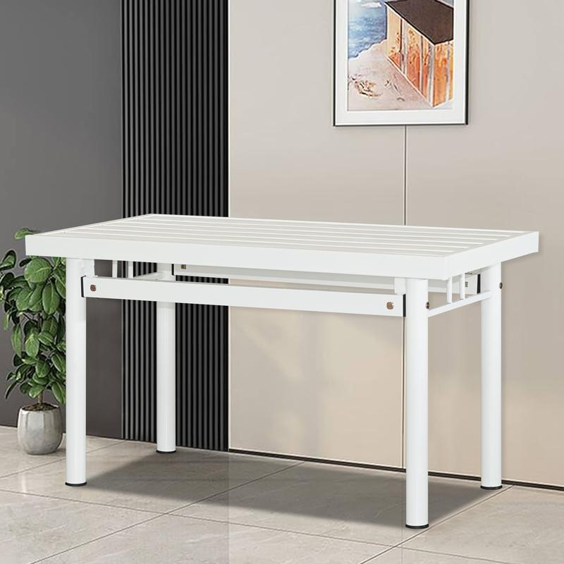 Product Introduction of (SET) Set Kerusi Laman JKEE 2x 4ft Bench + 2x Single Bench + Long Table SET - Antique Brown/White / Meja Laman / Bangku Panjang - Furniture (DIRECT KILANG) 19