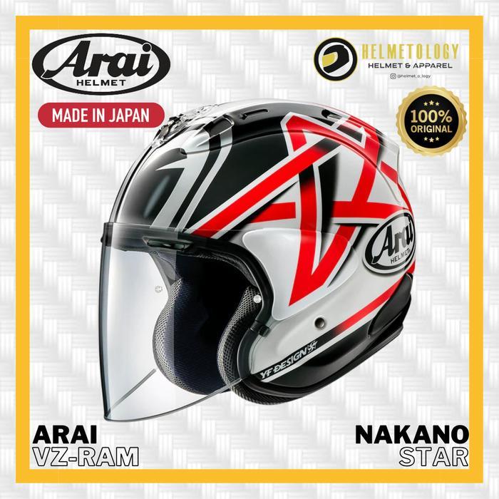 Face Helmet Arai Ram Nakano Helmet Arai VZ-RAM Nakano Star Saiz XL Motorcycle Accessories Parts For  Sale In Penampang, Sabah