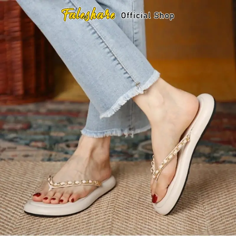 Sandal Wanita Platform Jepit Rantai SR-01 3