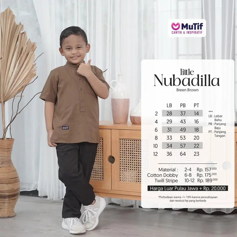 KOKO ANAK \ LITTLE NUBADILLA \ PAKAIAN MUSLIM ANAK LAKI-LAKI 1