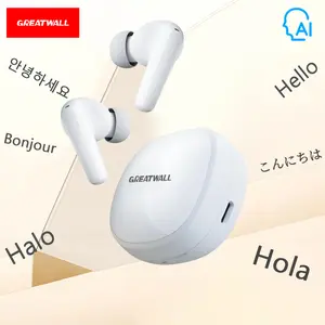 xctopest ai Greatwall Original Air TWS Headphone Nirkabel Earphone Bluetooth Untuk iPhone 16 15 14 13 Pro Max Mini Headset Earbud Aksesoris
