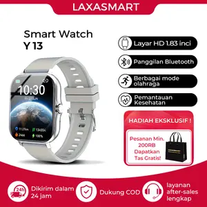 Smartwatch Sport  Layar  1.83" HD Touchscreen -  Jam tangan Bisa Terima/Tolak Telepon, Monitor Tidur & Detak Jantung, Pedometer, Bluetooth - Baterai Tahan 7 Hari, Hadiah Unisex Cocok untuk Pria dan Wanita (Kompatibel iPhone & Android),Smartwatch Sport Y13