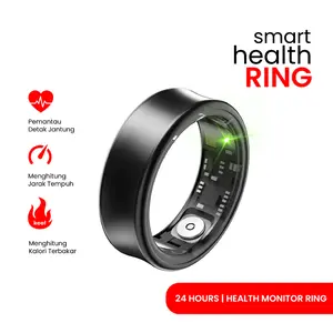 Smart Health Ring – Cincin Pintar Pemantau Kesehatan 24 Jam Real Time Heart Rate /Blood Oxygen Testing / Sleep Monitoring / Motion Monitoring