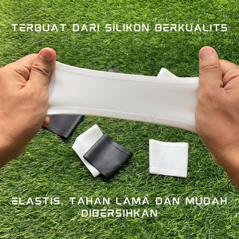 Sock Tape - Silikon Shin Guard - Legband - Penyambung Kaos Kaki Pendek Dengan Sambung Olahraga Sepakbola Futsal 6