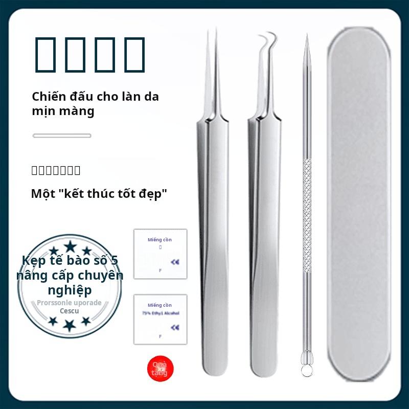  Bộ dụng cụ nặn mụn siêu sắc bén nhíp trị mụn   dụng cụ loại bỏ mụn và mủ thực tế kẹp trị mụn kẹp đầu đen dụng cụ làm sạch da mặt dụng cụ chăm sóc da số lượng: bộ 3 món 1 hộp gồm 3 chiếc. Thanh toán khi nhận hàng 