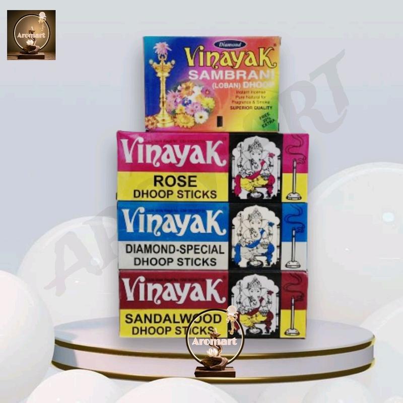 VINAYAK Dhoop Sticks Dupa Dhoop Stik BerAroma / Diamond Special Dhoop Sticks / Rose / Sandalwood / Sambrani (Loban) Dhoop 0