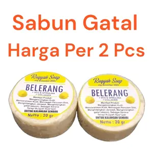 SABUN BATANG BELERANG SABUN JERAWAT PANU GATAL BIANG KERINGAT PER 2 BUAH Tubuh