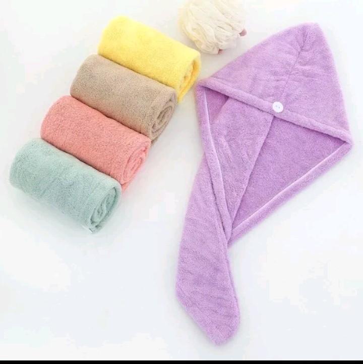 handuk keramas microfiber berkancing 6