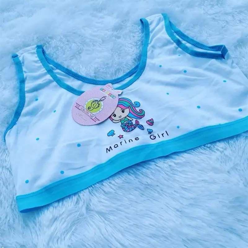 1 lusin miniset anak remaja bra mini anak SD SMP katun motif lucu murah Perempuan Fashion 4