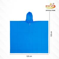 Gambar Esco Jas Hujan Poncho Dewasa - Hoodie Raincoat  (JH-66) - Biru dari Esco Official Store Kota Administrasi Jakarta Utara 3 Tokopedia