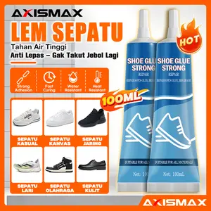Lem Sepatu Super Kuat Anti Air Transparan 100ml Shoe Repair Glue Lem Sol Sepatu Perekat Sandal Tas Kulit Karet Waterproof Fleksibel Cepat Kering