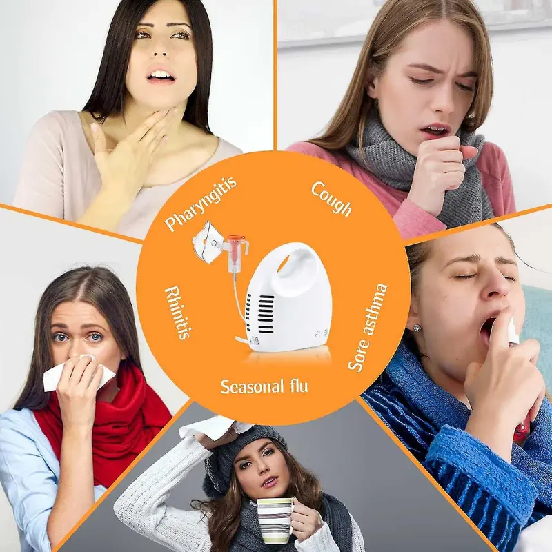 Alat Terapi Pernapasan Anak Dewasa Lansia Compressor Nebulizer Atomizer TaffOMICRON GS-302 4