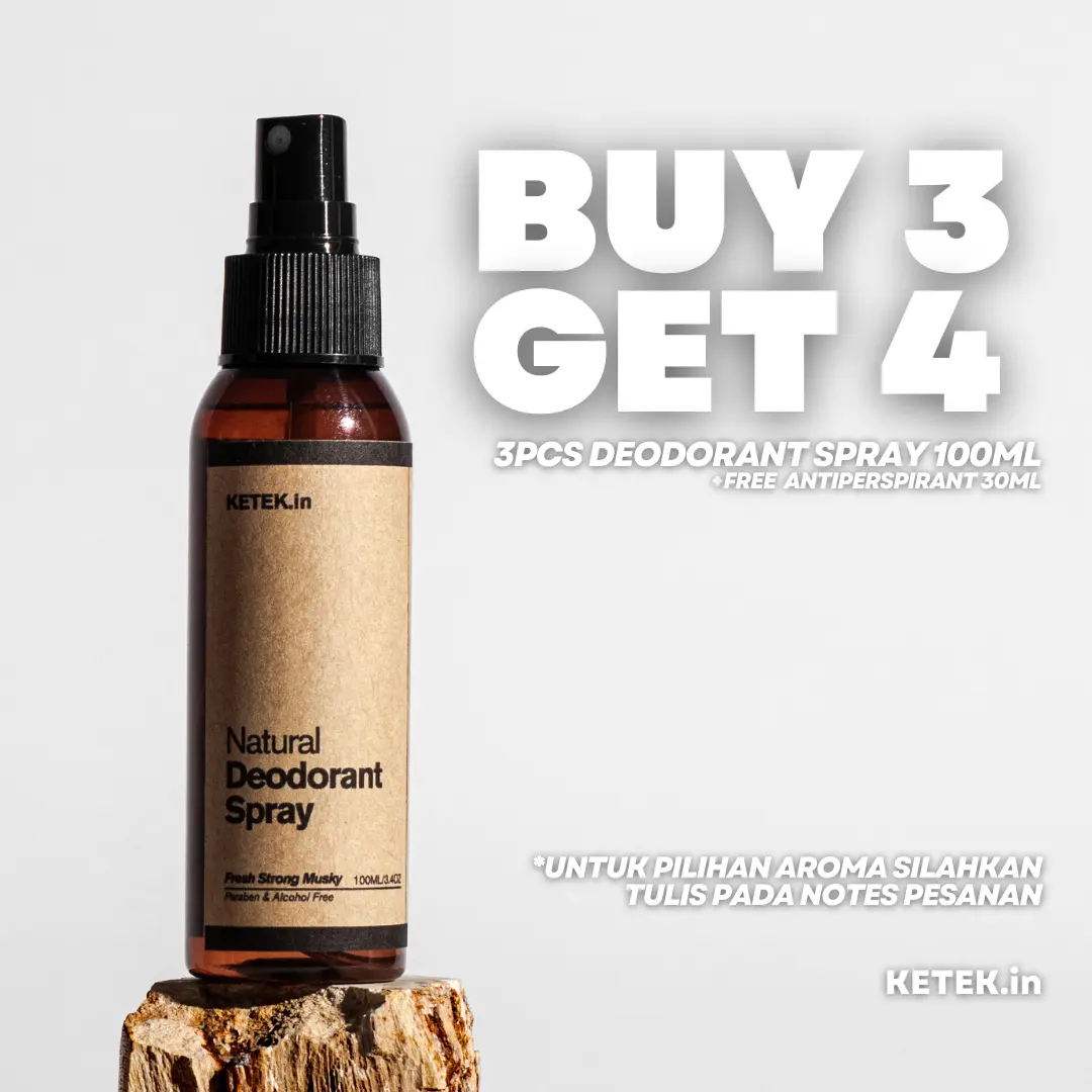 BELI 3 DAPAT 4 DEODORANT SPRAY 100ML - BUNDLING BUY 3 GET 4 DEODORANT SPRAY 100ML - BUNDLING DEODORANT SPRAY