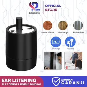 Microphone Ear Listen Bug Wall Home Earphone Mikrofon Alat Pendeteksi Pemantau Pendengar Suara Audio Kebocoran Pipa Air Bawah Tanah Tembus Dinding Tembok Tebal Perangkat Perkakas Pertukangan Perbaikan Rumah