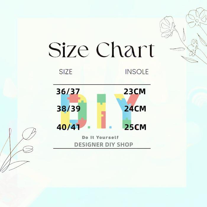 D.I.Y Sandal Santai Princess French-Sendal Wanita Elegan  Model Terbaru 2025 Lembut Anti-Licin Best Seller