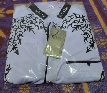 Product Review of Jasko Bordir Motif Akar Warna Putih Bahan Hightwiss Elegan from t**o A**q 1