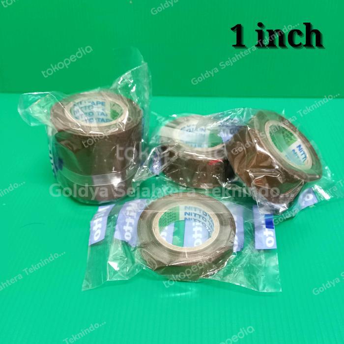 Teflon Tape Nitoflon 973UL 1 inch ~ Tape Tahan Panas Nito - Nitto