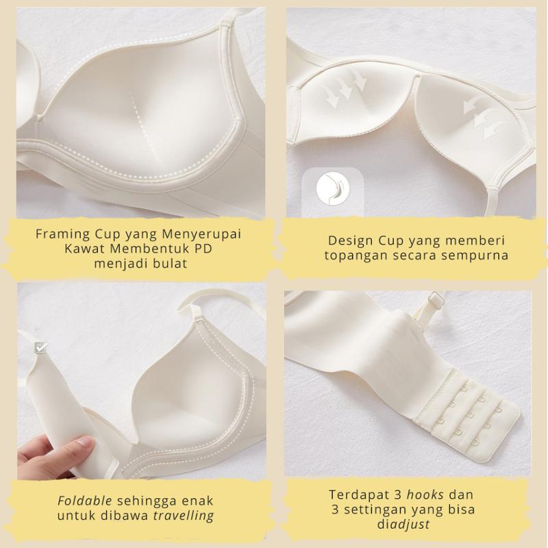 [MAGNOLIA] BRA SEAMLESS SEAMLESS BRA DAILY BRA BRA TANPA KAWAT Lembut Nyaman Tipis Bh Wanita 2