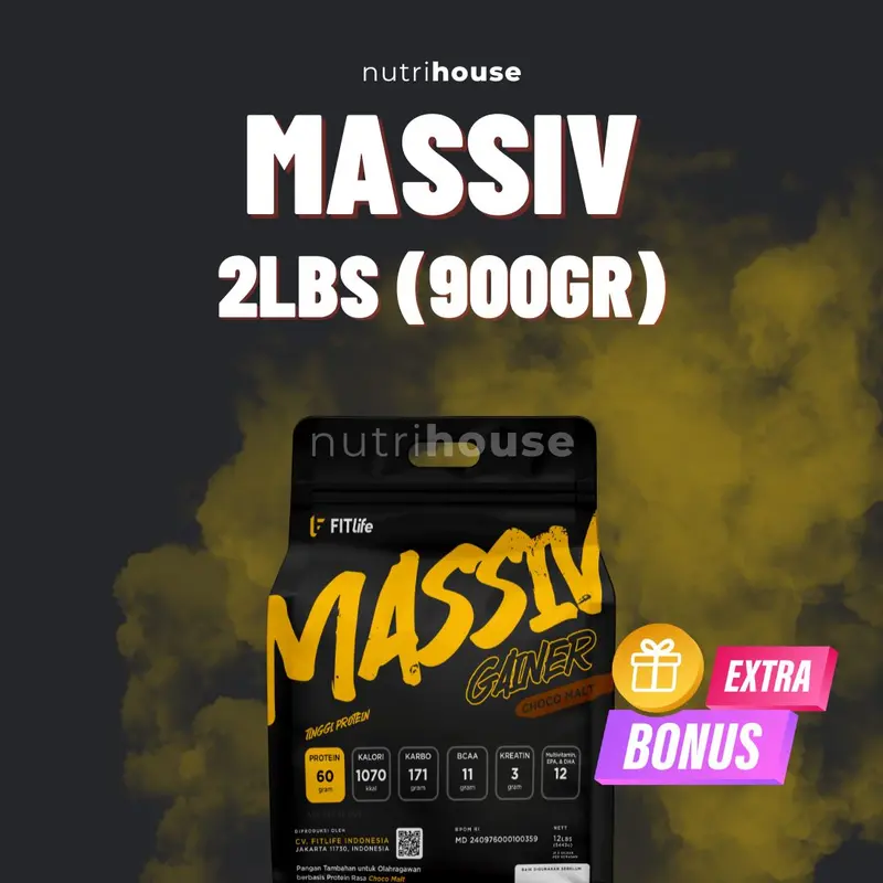 FITlife Massiv 2lbs 900gr Whey Protein Massive 0