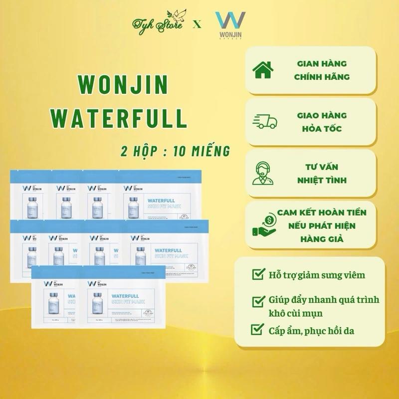    Mần Đẹp Live   Combo 2 hộp - Tổng 10 miếng Mặt Nạ Giúp Giảm Sưng Viêm Mụn WonJin Waterfull Skin Fit Mask 27g   Date 23 02 2026   