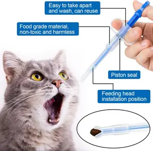 Pet Pill Feeding Kit Pelontar Pil / Alat Obat Kucing Anjing Alat Pelontar dog paw medicine grip