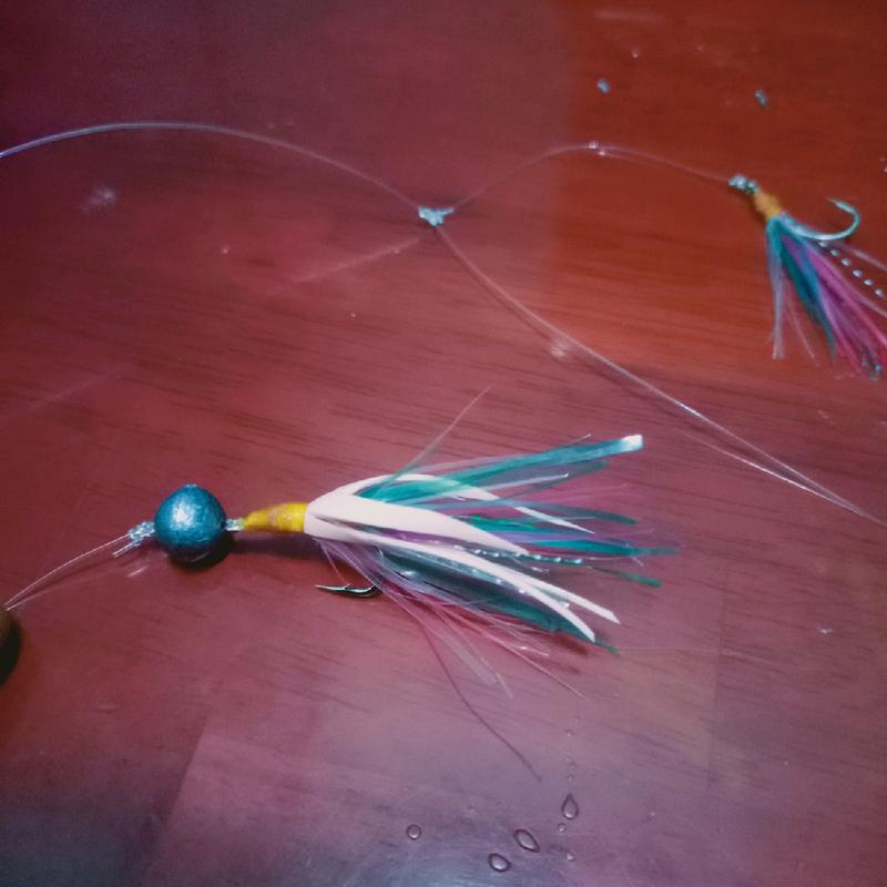 Rangkain Jighead Sabiki Rainbow Mancing Casting Pinggiran 4