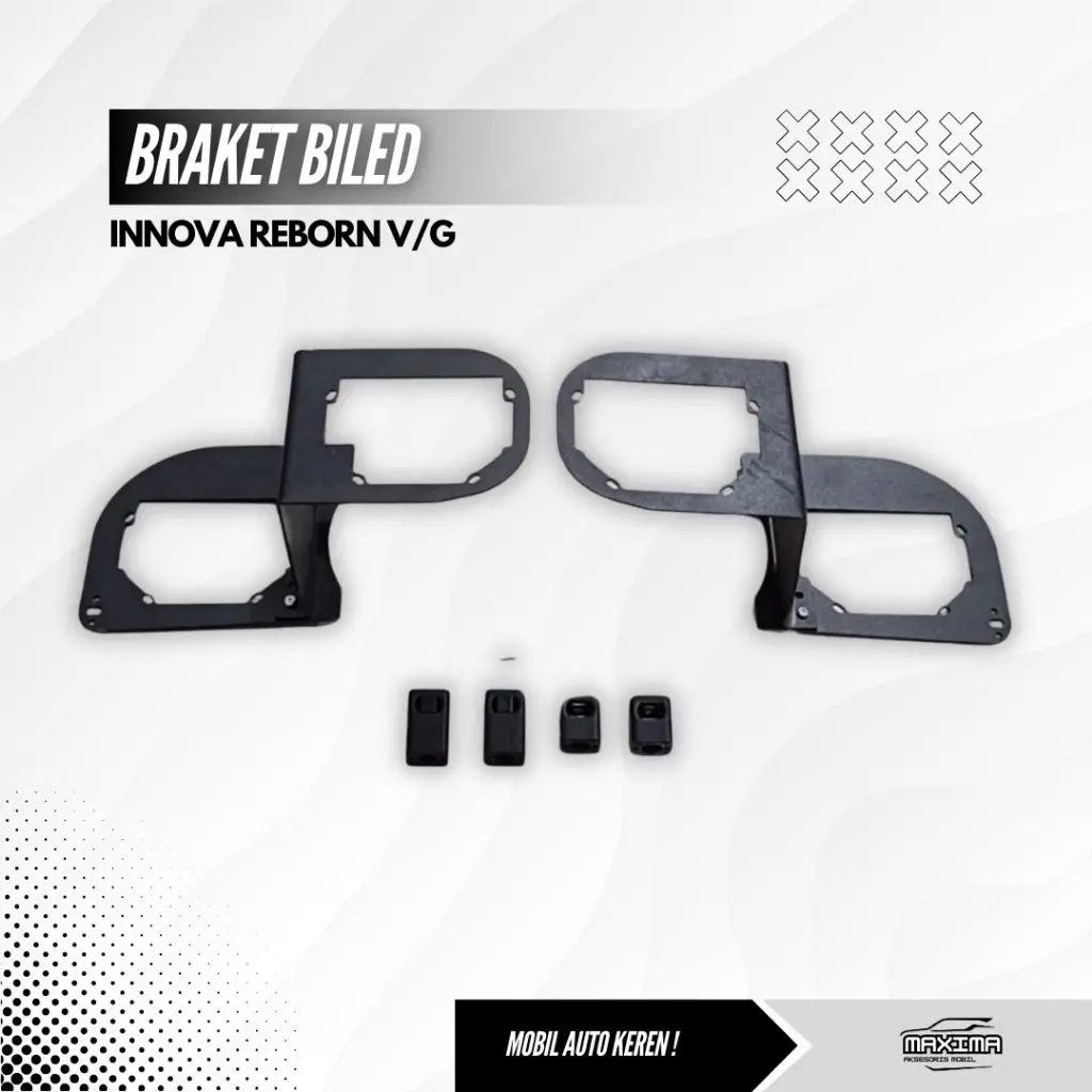 2PCS BRACKET Biled Projie Bri Rush Calya Raize Innova Veloz Zenix Breket Biled Double Projie Projector Bracket Biled